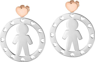 Orecchini-MORELLATO-donna-Talismani-acciaio-boy