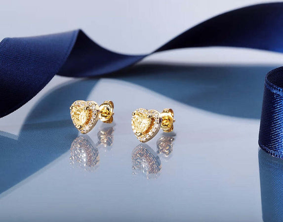 Orecchini-MORELLATO-donna-Tesori-argento-925-dorato-/-cuore