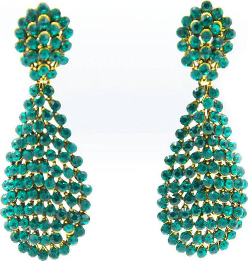 Orecchini Pendenti Da Donna Orecchini Fashion in Ottone E Zirconi Con Strass Colorati Orecchini Pendenti a Forma Di Goccia Con Chiusura a Farfallina Moda/Donna/Gioielli/Orecchini Leclaf - Napoli, Commerciovirtuoso.it