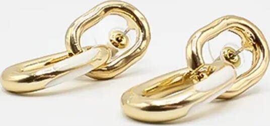 Orecchini Pendenti Glaze Da Donna Orecchini Anello Moda/Donna/Gioielli/Orecchini Leclaf - Napoli, Commerciovirtuoso.it