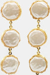 Orecchini Pendenti Nacre Da Donna Eleganti 3 Perle Moda/Donna/Gioielli/Orecchini Leclaf - Napoli, Commerciovirtuoso.it