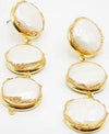 Orecchini Pendenti Nacre Da Donna Eleganti 3 Perle Moda/Donna/Gioielli/Orecchini Leclaf - Napoli, Commerciovirtuoso.it