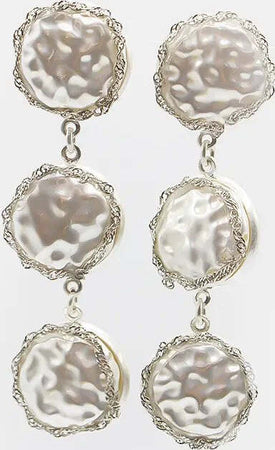 Orecchini Pendenti Nacre Da Donna Eleganti 3 Perle Moda/Donna/Gioielli/Orecchini Leclaf - Napoli, Commerciovirtuoso.it