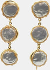 Orecchini Pendenti Nacre Da Donna Eleganti 3 Perle Moda/Donna/Gioielli/Orecchini Leclaf - Napoli, Commerciovirtuoso.it