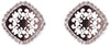 Orecchini quadrati a bottone in metallo ipoallergenici con Zirconi Kemira art.KB0162/1/15 2,10cm Kemira Fashion Gioielli