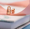 Orecchino-singolo-LA-PETITE-STORY-Love-oro-rosa---12-mm