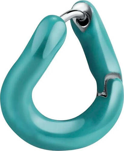 Orecchino-singolo-LA-PETITE-STORY-Twisted-turchese---16-mm