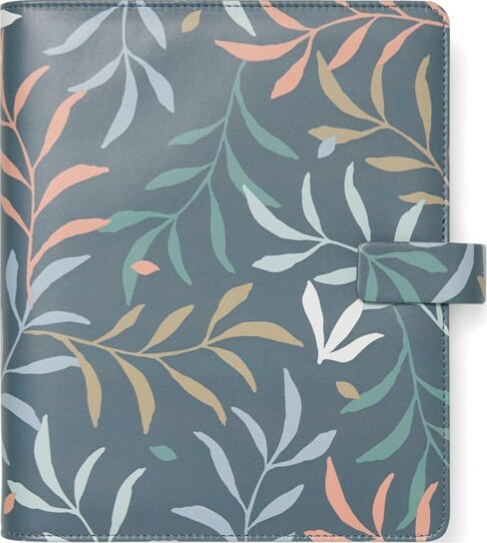 Organiser - c-cinturino - fantasia Botanical - A5 - 233 x 217 x 46 mm - blu - Filofax Cancelleria e prodotti per ufficio/Archivio ufficio e accessori per scrivania/Archivio ufficio/Portablocchi e portamoduli Eurocartuccia - Pavullo, Commerciovirtuoso.it