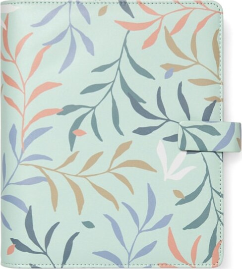 Organiser Botanical - f.to A5 - 233 x 217 x 46 mm - con cinturino - menta - Filofax Cancelleria e prodotti per ufficio/Archivio ufficio e accessori per scrivania/Archivio ufficio/Portablocchi e portamoduli Eurocartuccia - Pavullo, Commerciovirtuoso.it