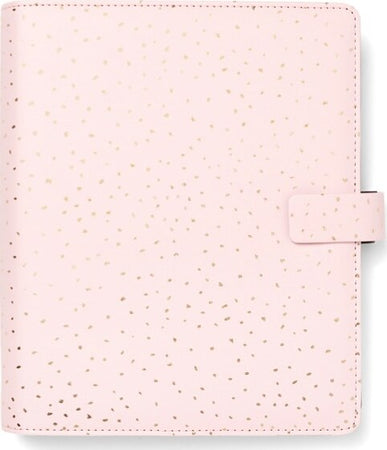 Organiser Confetti - f.to A5 - 233 x 217 x 46 mm - con cinturino - rosa - Filofax Cancelleria e prodotti per ufficio/Archivio ufficio e accessori per scrivania/Archivio ufficio/Portablocchi e portamoduli Eurocartuccia - Pavullo, Commerciovirtuoso.it