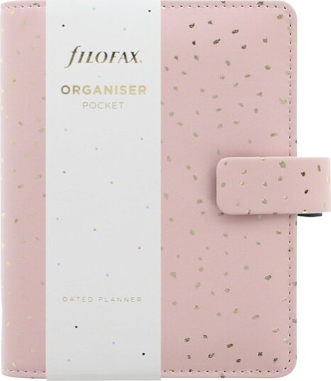 Organiser Confetti - f.to Pocket - 146 x 128 x 36 mm - con cinturino - rosa - Filofax Cancelleria e prodotti per ufficio/Archivio ufficio e accessori per scrivania/Archivio ufficio/Portablocchi e portamoduli Eurocartuccia - Pavullo, Commerciovirtuoso.it