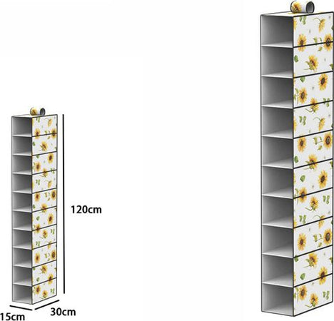 Organizer Armadio 10 Ripiani Scaffale Pensile Porta Oggetti Borse 15x30x120 Cm Casa e cucina/Organizzazione interni/Organizzazione guardaroba/Organizer per cassetti Trade Shop italia - Napoli, Commerciovirtuoso.it