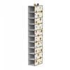 Organizer-Armadio-10-Ripiani-Scaffale-Pensile-Porta-Oggetti-Borse-15x30x120-Cm