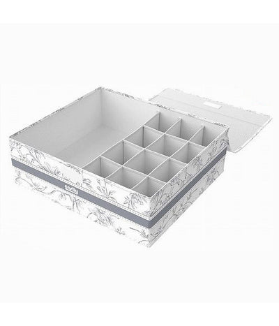 Organizer Armadio 12+1 Scomparti Scatola Salvaspazio 32x28x11 Cm Fantasia 87324