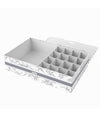 Organizer Armadio 16 + 1 Scomparti Scatola Salvaspazio 43x28x11cm Fantasia 87325