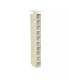 Organizer Armadio Portatutto Pensile Scarpe Borse 10 Ripiani 15x30x120 Cm 69705