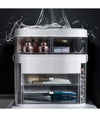 Organizer Beauty Case Porta Trucco Accessori Gioielli Con Specchio Led Cassetti