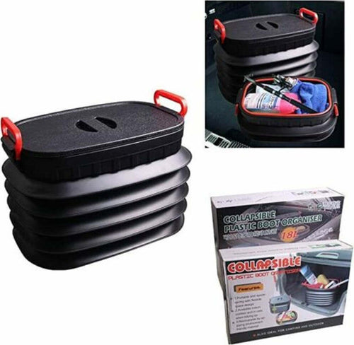 Organizer Contenitore Box Porta Oggetti Per Auto Capacit? 18 Lt Campeggio Auto e Moto/Moto accessori e componenti/Bagagliai/Borse per sedili Trade Shop italia - Napoli, Commerciovirtuoso.it
