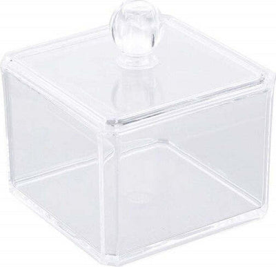 Organizer-Contenitore-Quadrato-Porta-Dischetti-Struccanti-Trucco-Espositore-Acrilico