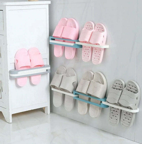 Organizer Da Parete 3 Posti Per Pantofole E Asciugamani Salvaspazio 2 Pezzi Casa e cucina/Organizzazione interni/Organizzazione guardaroba/Ripiani pensili Trade Shop italia - Napoli, Commerciovirtuoso.it