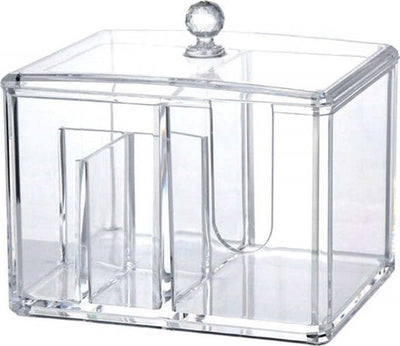 Organizer-Espositore-Rettangolare-4-Comparti--10243-Trucco-Make-Up-Acrilico