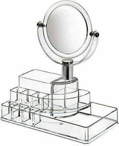 Organizer-Espositore-Trucchi-Smalti-Make-Up-Cosmetici-Organizzatore-Con-Specchio