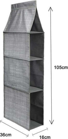 Organizer-Gruccia-Per-Armadio-Con-3-Ripiani-Scomparti-Tessuto-Salvaspazio-69723