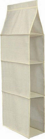 Organizer-Gruccia-Per-Armadio-Con-3-Ripiani-Scomparti-Tessuto-Salvaspazio-69723