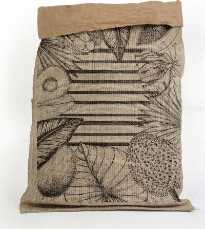 Organizer in juta Fruit Stripes Madre Selva Casa e cucina/Organizzazione interni/Contenitori ceste e cestini/Cestini portaoggetti/Cestini da scaffale Scontolo.net - Potenza, Commerciovirtuoso.it