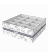 Organizer Per Armadio 12 Scomparti Scatola Salvaspazio 32x32x12cm Fantasia 87331