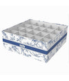 Organizer Per Armadio 20 Scomparti Scatola Salvaspazio 32x32x12cm Fantasia 87333