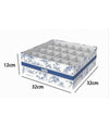 Organizer Per Armadio 24 Scomparti Scatola Salvaspazio 32x32x12cm Fantasia 87334