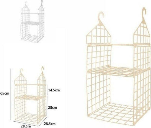 Organizer Per Armadio 3 Ripiani Con Ganci Grucce Salvaspazio 65x28.5x28.5cm 70944 Casa, arredamento e bricolage > Soluzioni salvaspazio > Organizer per Armadi Trade Shop italia - Napoli, Commerciovirtuoso.it