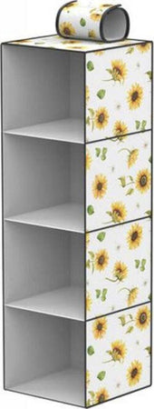 Organizer-Per-Armadio-4-Strati-Scaffale-Pensile-Porta-Oggetti-Scaffali-30x30x80