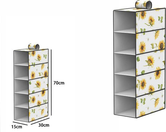 Organizer Per Armadio 5 Ripiani Strati Scaffale Pensile Porta Oggetti 15x30x70 Cm Casa e cucina/Organizzazione interni/Organizzazione guardaroba/Organizer per cassetti Trade Shop italia - Napoli, Commerciovirtuoso.it