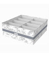 Organizer Per Armadio 8 Scomparti Scatola Salvaspazio 32x32x12cm Fantasia 87330