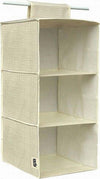 Organizer-Per-Armadio-In-Tessuto-Con-3-Ripiani-Scomparti-Salvaspazio-69701