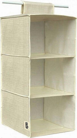 Organizer-Per-Armadio-In-Tessuto-Con-3-Ripiani-Scomparti-Salvaspazio-69701