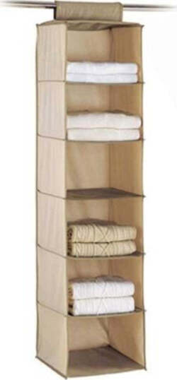 PORTATUTTO PIEGHEVOLE - 6 SCOMPARTI Casa e cucina/Organizzazione interni/Organizzazione guardaroba/Ripiani pensili Trade Shop italia - Napoli, Commerciovirtuoso.it