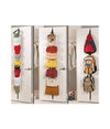 Organizer Per Borse Cappelli Con Elastico Regolabile Per Porta Con 16 Ganci