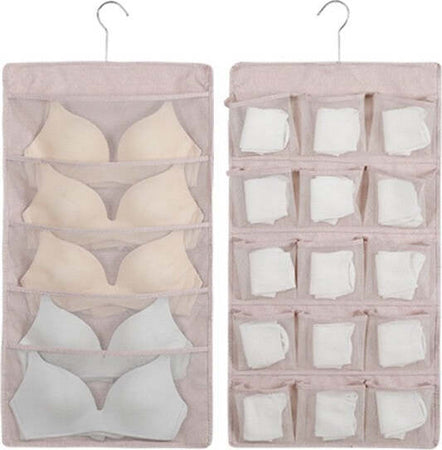 Lourome Set 5 Organizer Per Cassetti – Divisori Per Reggiseni, Biancheria Intima, Calzini E Cravatte, 53 Scomparti Totali