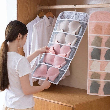 ORGANIZER PER PORTA REGGISENI CALZE E BIANCHERIA INTIMA A DUE LATI 15/30 POSTI  Trade Shop italia - Napoli, Commerciovirtuoso.it