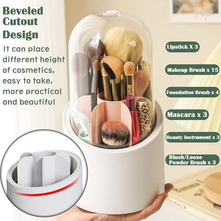 Organizer Porta Trucco Anti Polvere Make Up Tazza Rotante 360? Impermeabile Bellezza/Accessori e strumenti di bellezza/Portatrucchi/Beauty case e contenitori/Contenitori per cosmetici Trade Shop italia - Napoli, Commerciovirtuoso.it