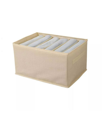 Organizer Salvaspazio Per Armadi Scatola Pieghevole 6 Scomparti 44x20x30cm 87403