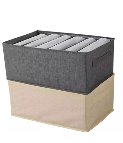 Organizer Salvaspazio Per Armadi Scatola Pieghevole 6 Scomparti 44x20x30cm 87403