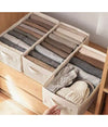 Organizer Salvaspazio Per Armadi Scatola Pieghevole 9 Scomparti 36x20x25cm 87402