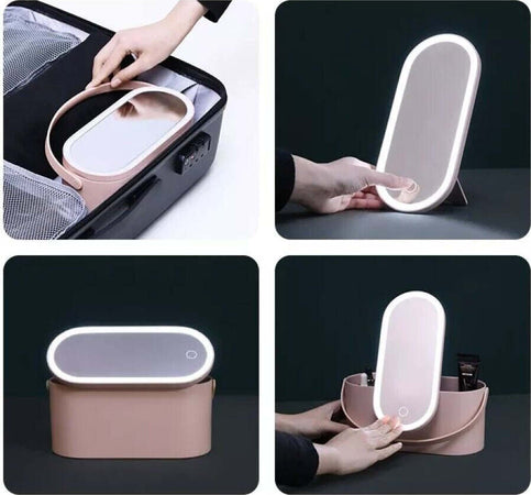 Organizer Specchio Box Porta Trucco Portagioie Espositore Cosmetici Jk-21194 Bellezza/Accessori e strumenti di bellezza/Portatrucchi/Beauty case e contenitori/Contenitori per cosmetici Trade Shop italia - Napoli, Commerciovirtuoso.it