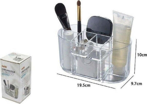 Organizer-Trasparente-Crilex-Per-Creme-Trucco-Cosmetici-Makeup-8-Scomparti-59064