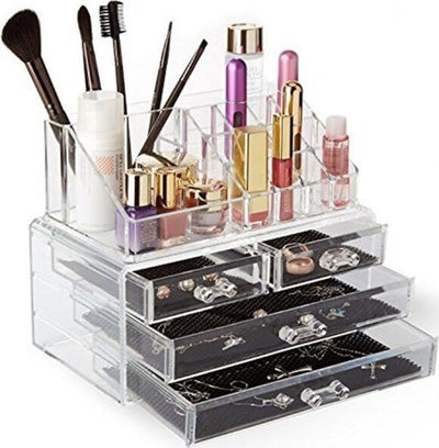 Organizzatore Porta Cosmetici Make Up Con 16 Comparti Espositore Organizer Bellezza/Accessori e strumenti di bellezza/Portatrucchi/Beauty case e contenitori/Contenitori per cosmetici Trade Shop italia - Napoli, Commerciovirtuoso.it