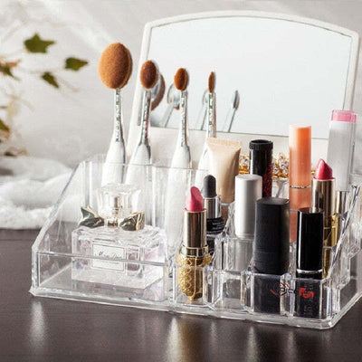 Organizzatore Porta Cosmetici Specchio Jk 7024 16 Comparti Organizer Trasparente Bellezza/Accessori e strumenti di bellezza/Portatrucchi/Beauty case e contenitori/Contenitori per cosmetici Trade Shop italia - Napoli, Commerciovirtuoso.it